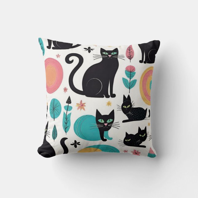 Almofada Travesseiro de gatos (Frente)