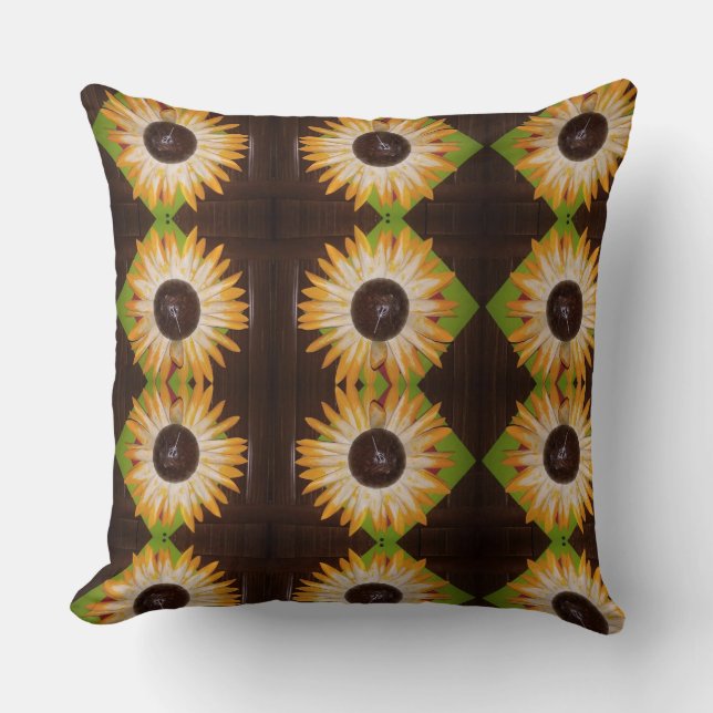 Almofada Travesseiro de girassol (Frente)