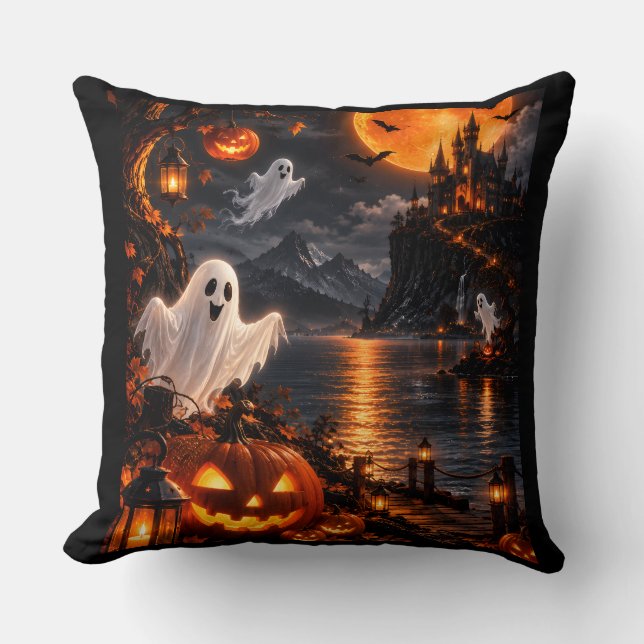 Almofada Travesseiro de Halloween (Frente)