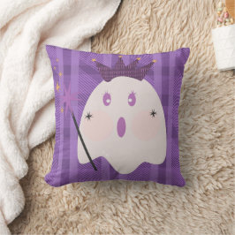 Almofada Travesseiro de Halloween com Princesa Fantasma em