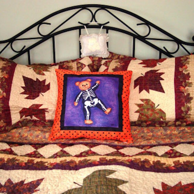 Almofada Travesseiro de Halloween dos Ursos (Criador carregado)