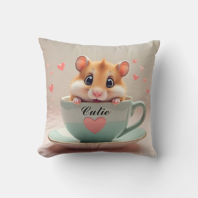 Almofada Travesseiro de hamster fofo (Frente)