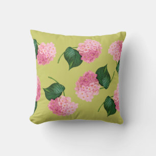 Almofada Travesseiro de Hydrangea Redouta Rosa