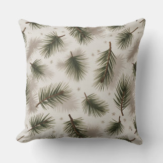Almofada Travesseiro de inverno com floco de neve moderno -