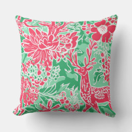 Almofada Travesseiro de inverno com floco de neve moderno -