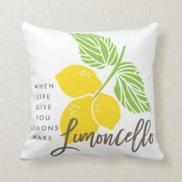 Almofada Travesseiro de Limoncello, quando a vida lhe der