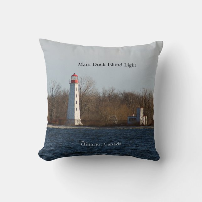 Almofada Travesseiro de Luz na Ilha do Pato Principal (Frente)