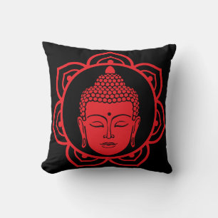 Almofada Travesseiro de Meditação de Cabeça de Buda