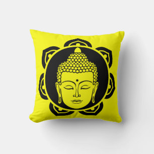 Almofada Travesseiro de Meditação de Cabeça de Buda