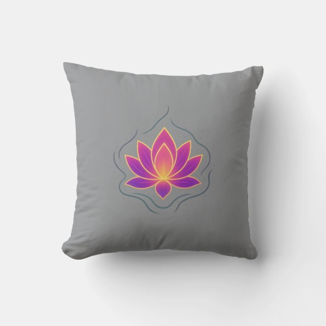 Almofada Travesseiro de Meditação Lótus | Decoração Espirit (Frente)