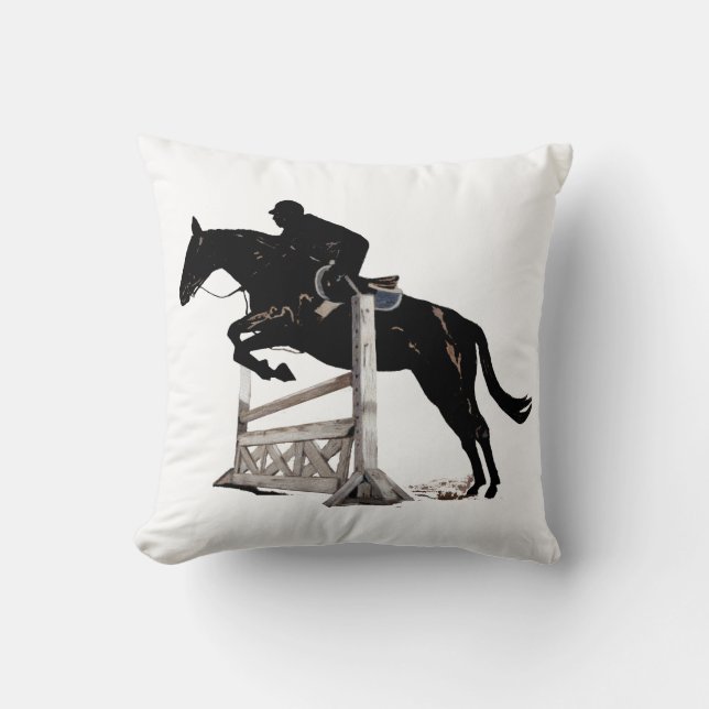 Almofada Travesseiro de MoJo do americano do caçador/cavalo (Frente)
