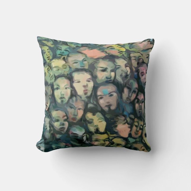 Almofada Travesseiro de MoJo do americano dos grafites do (Frente)