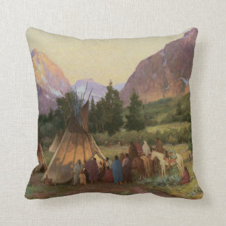 Almofada Travesseiro de MoJo do tribo do corvo de nativo