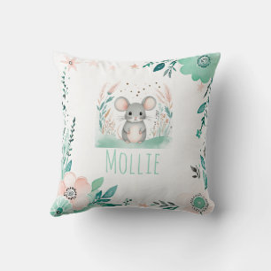Almofada Travesseiro de Mouse com Cute de Boho Personalizad