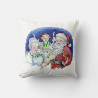 Almofada Travesseiro de Mr. & Mrs. Claus