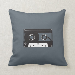 Almofada Travesseiro de Música Cassette Retro