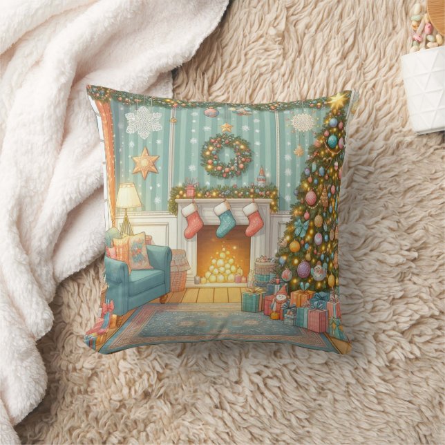 Almofada travesseiro de natal (Cobertor)