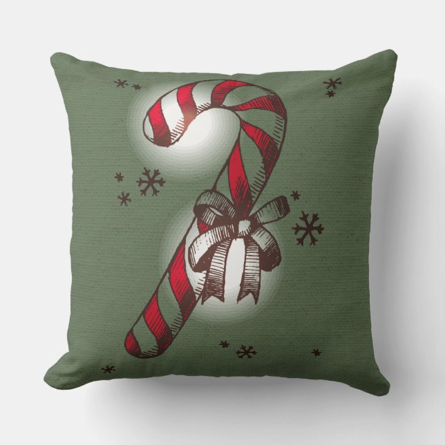 Almofada Travesseiro de Natal da Cane/Dove Linen (Frente)