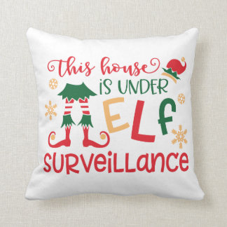 Almofada Travesseiro de Natal de Vigilância do Elf