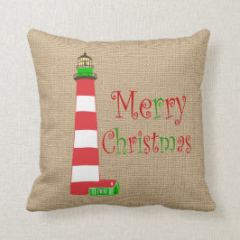 Almofada Travesseiro de Natal do Farol Náutico