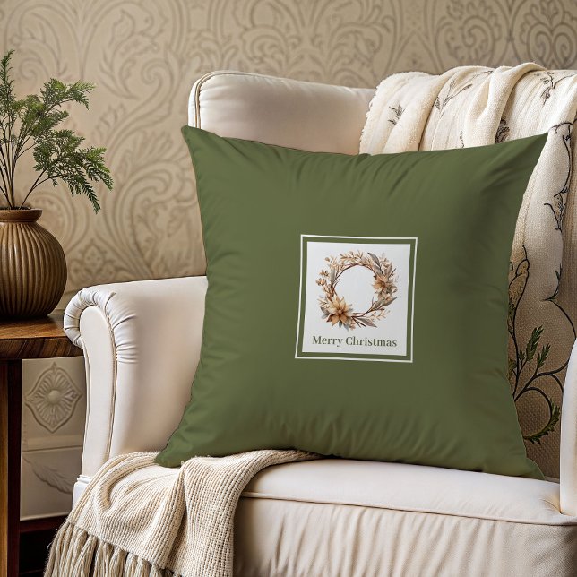 Almofada Travesseiro de Natal Personalizado para Família (Personalized Family Christmas Pillow Gift)