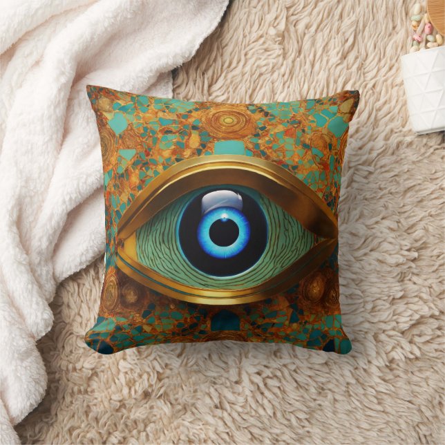 Almofada "Travesseiro de Olhos Mau inspirado em Geiger" (Cobertor)