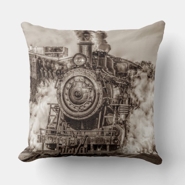 Almofada Travesseiro de opções de imagem do comboio 6-7 (Frente)