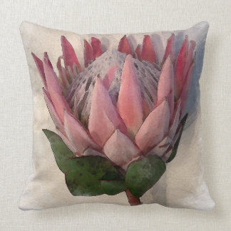 Almofada Travesseiro de papel de aquarela King Protea