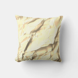 Almofada Travesseiro de Papel Dourado Texturizado