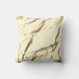 Almofada Travesseiro de Papel Dourado Texturizado