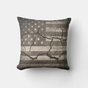 Almofada Travesseiro de Parede Cracking da Bandeira America