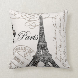 Almofada Travesseiro de Paris do vintage…