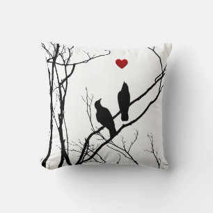 Almofada Travesseiro de Pássaros de Amor