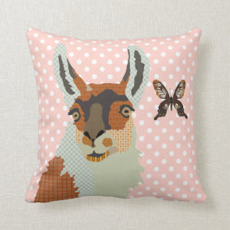 Almofada Travesseiro de Pokadot Mojo do rosa da borboleta