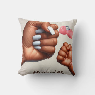 Almofada Travesseiro de Punho em Alto - Mãe e Bebê – Cute B