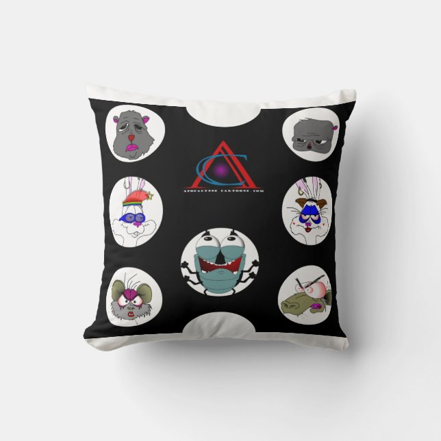 Almofada Travesseiro de ratos e amigos (Frente)