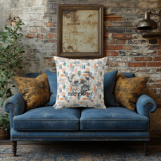 Almofada Travesseiro de retrato personalizado do Bulldog In