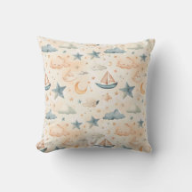 Travesseiro de Sailboats & Stars Sonhadoras
