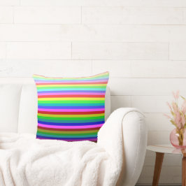 Almofada Travesseiro de stripey multicolor