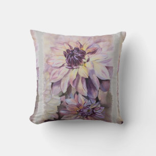ALMOFADA TRAVESSEIRO DE TOSS DECORATIVO DA FLOR DAHLIA