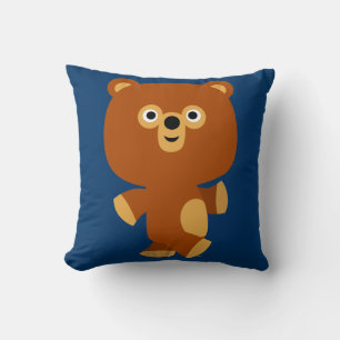 Almofada Travesseiro de Urso de Cartoon Assertivo Bonito