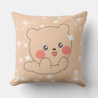 Almofada Travesseiro de Urso de Pelúcia para Crianças – Des