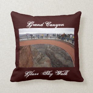 Almofada Travesseiro de vidro de Skywalk do Grand Canyon