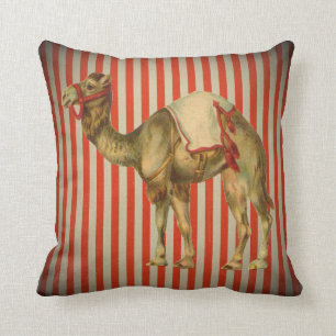 ALMOFADA TRAVESSEIRO DE VINTAGEM DE CAMEL CIRCUS