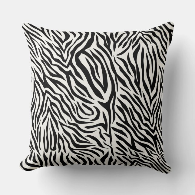 Almofada Travesseiro de zebra 20" x 20" (Frente)