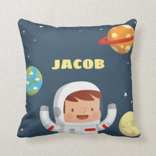 Almofada Travesseiro Decoração Quarto Meninos Galáxia Astro