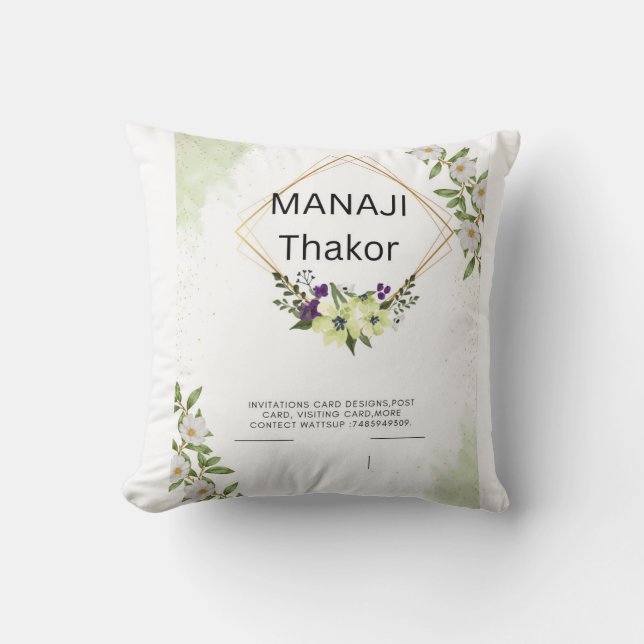 Almofada Travesseiro decorativo (Frente)