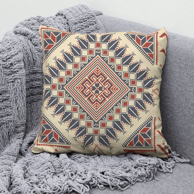 Almofada Travesseiro decorativo 10 da Moda de Tatreez Pales (Criador carregado)