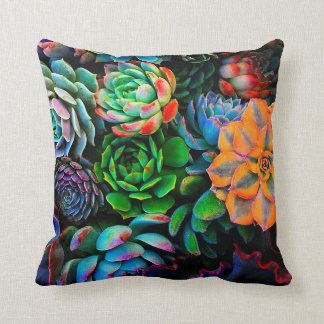 Almofada Travesseiro decorativo 16" da textura do succulent