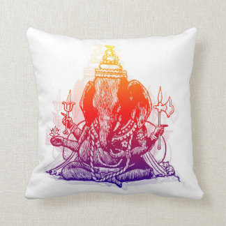 Almofada Travesseiro decorativo 16" de Ganesha x 16"